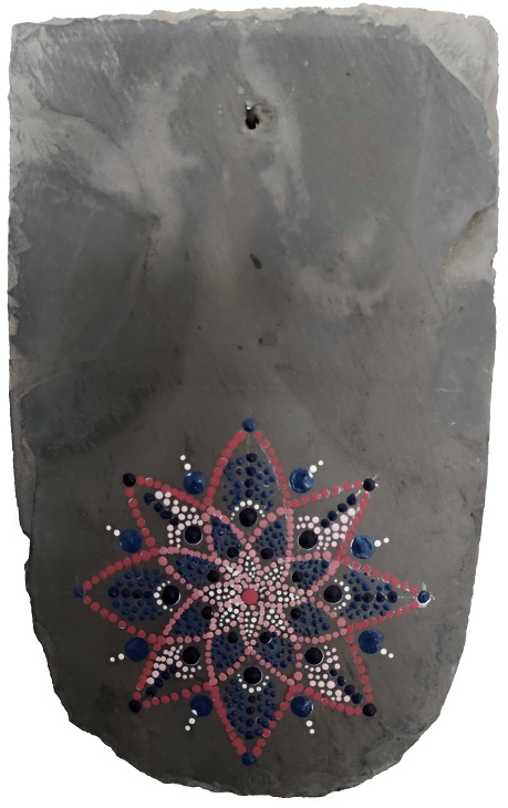 Mandala na bridlici